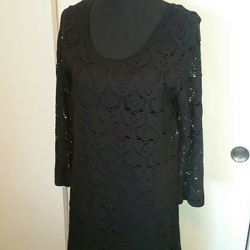 Black Knit Roxy Dress